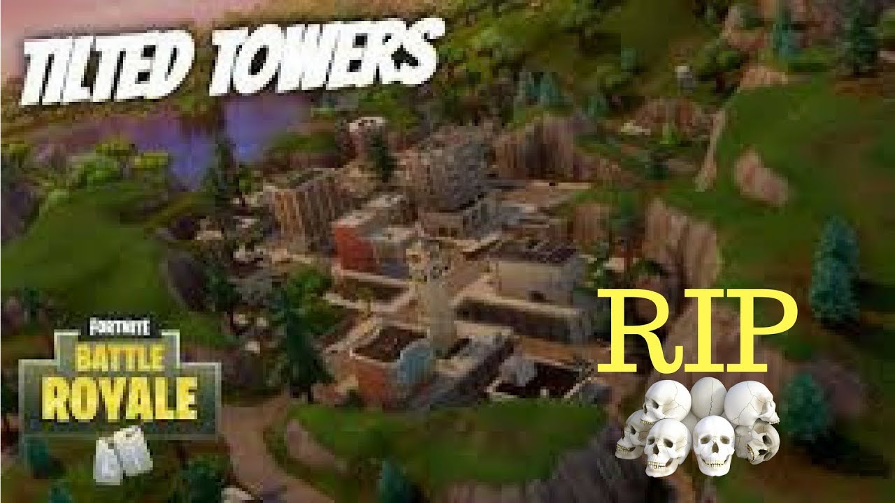 RIP TILTED TOWERS (Fortnite Battle Royale)