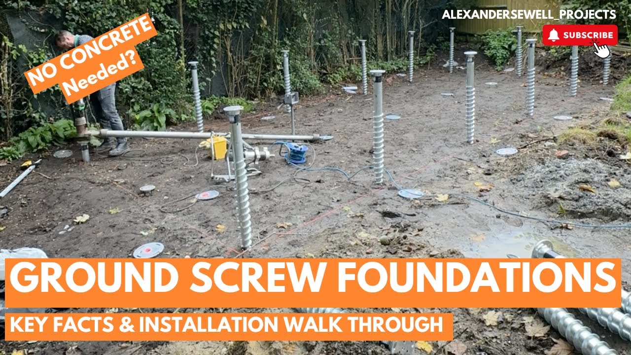 Ground Screw Foundations Explained! ⚙️ 5 Key Facts & Full Installation Walkthrough
