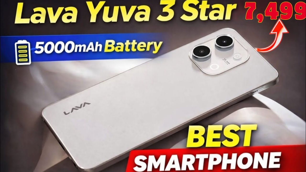 Lava Yuva Star 3: The Budget Phone That Thinks It's an iPhone | 5000Mah Battery