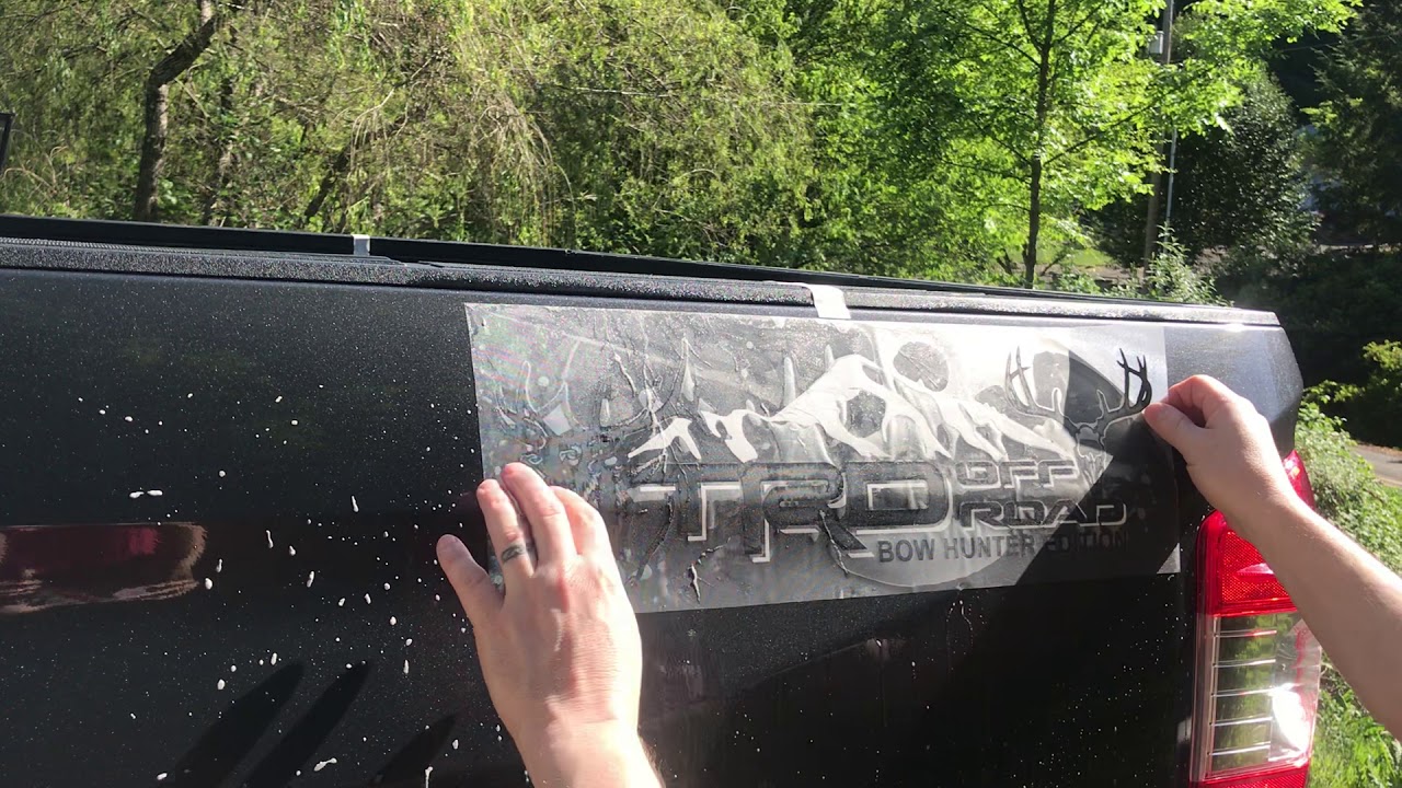 Installing your new decals. Wet method (Rapid Tac)