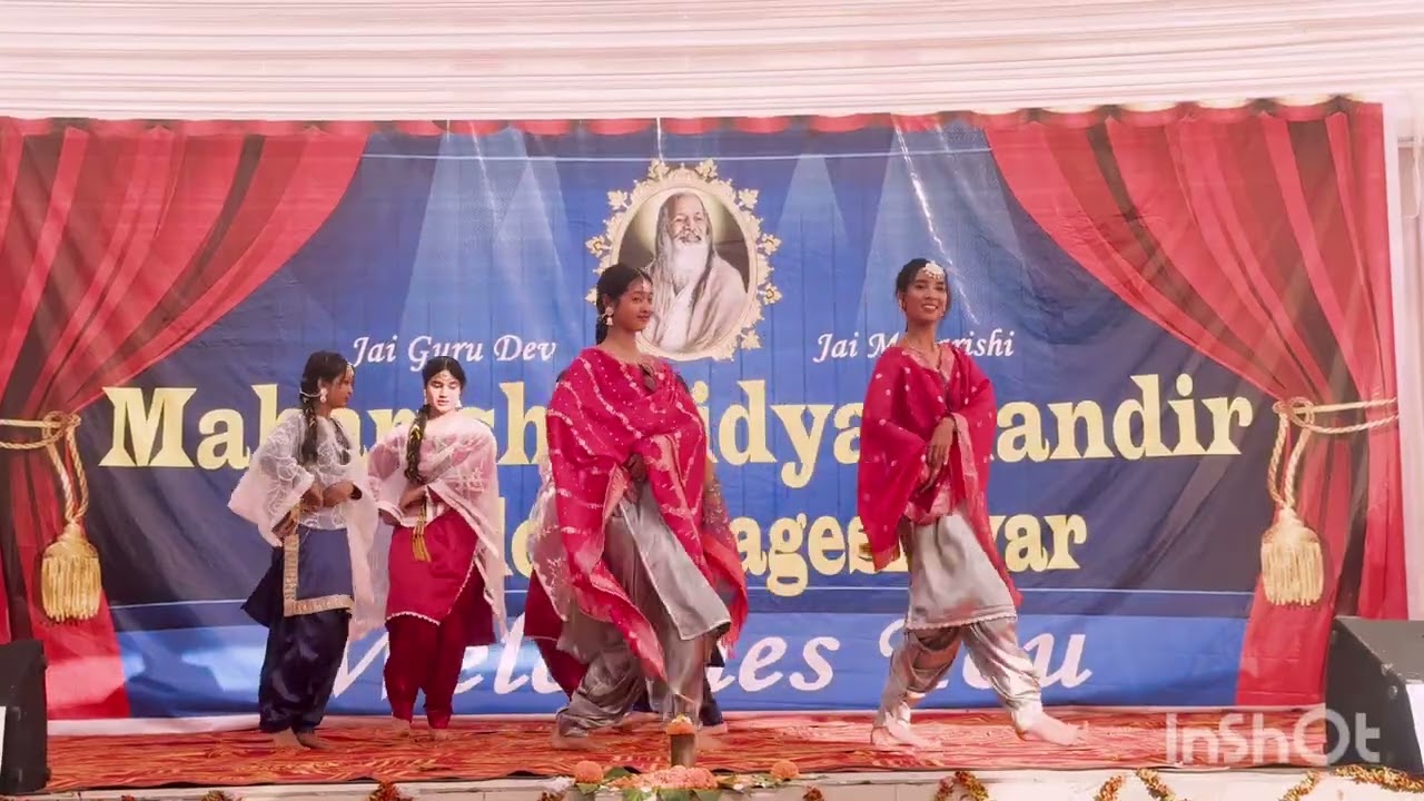 पंजाबी डांस | Vibrant Punjabi Dance Performance | Maharishi Vidya Mandir | Annual Function 2025 #mvm