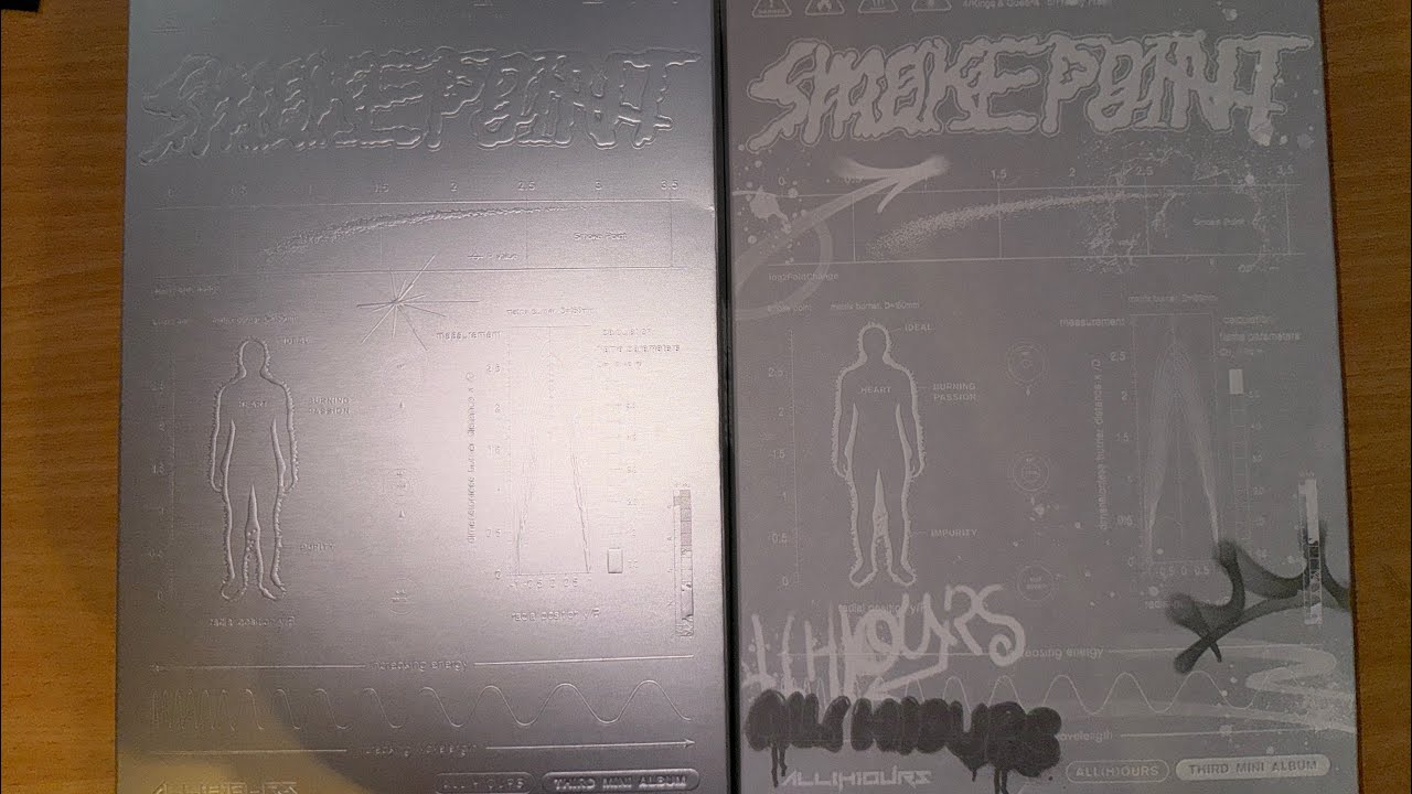 Распаковка альбомов all(h)ours smoke point | unboxing album all(h)ours smoke point
