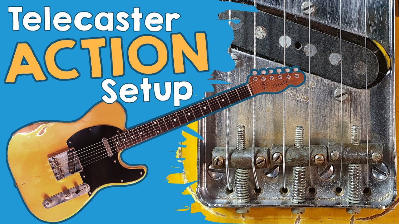 Правильный способ регулировки высоты струн на гитаре Fender Telecaster
