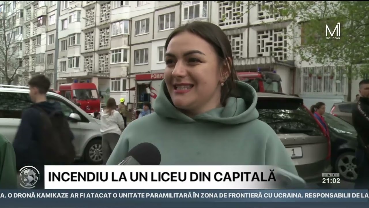 Actualizare: Incendiul de la Liceul „Liviu Deleanu” a fost lichidat