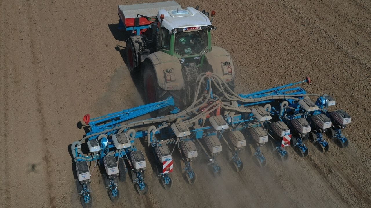Semis de Ma&iuml;s🌽 | Monosem 12 rangs | Fendt 826 | TBagri  | Seb-Agri