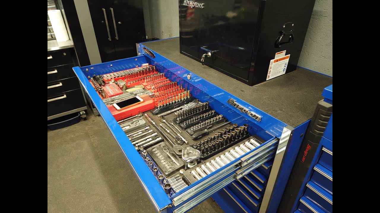 Snap on toolbox and cart tour(home workshop)