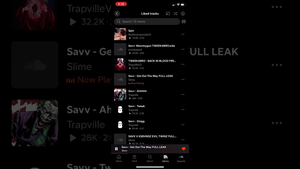 Get out the way - Savv