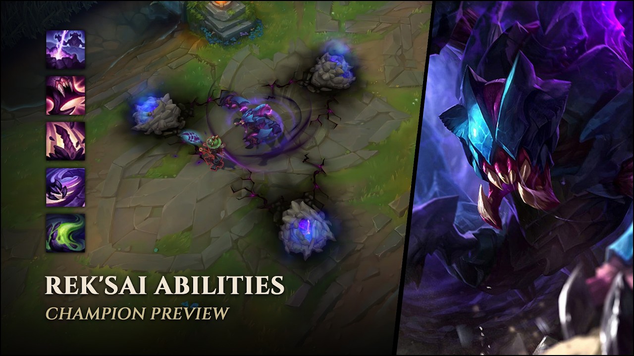 Next Champion for Patch 7.3: Rek'Sai, the Void Burrower || League of Legends: Wild Rift