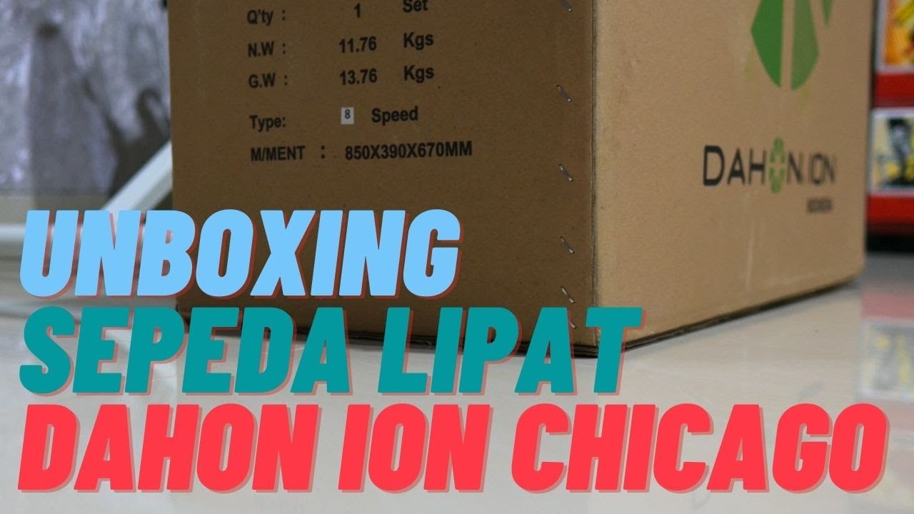 Unboxing Sepeda Lipat Dahon Ion Chicago