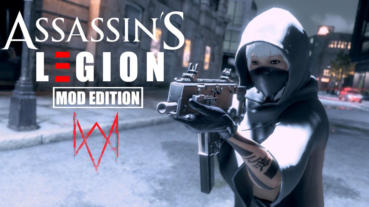 Cinematic Gameplay - If Assassins Creed Was A Third Person Shooter - Watch Dogs Legion | Mods