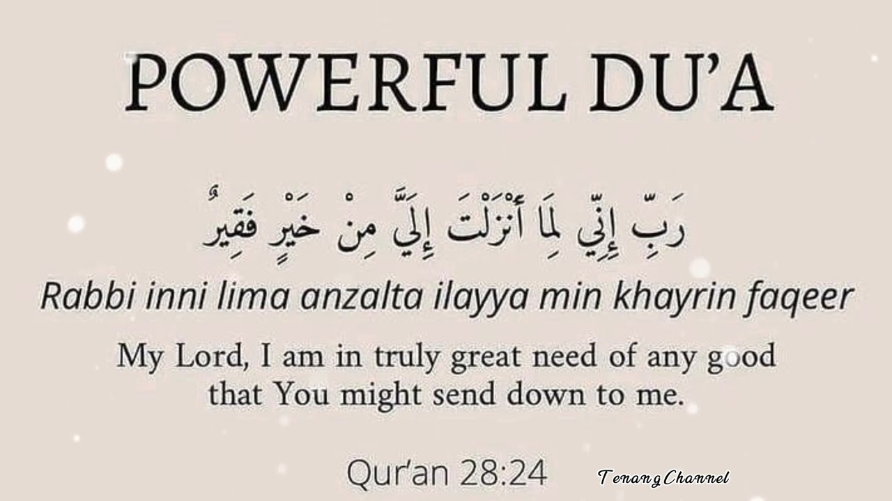 Doa Nabi Musa - Amalan Zikir Untuk Rezeki Melimpah , Cepat Kaya, Dimudahkan Jodoh, Dapat Kerja 200X