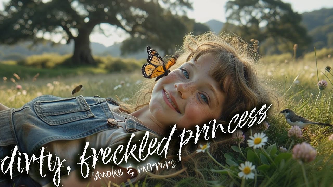 DIRTY, FRECKLED PRINCESS | Smoke & Mirrors (AI Indie Pop Song, Lyric Music Video) #aimusic #indiepop