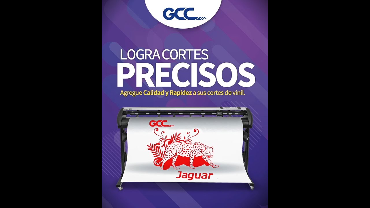 😲PLOTTER DE CORTE GCC - JAGUAR V - VIDEO PROMCIONAL