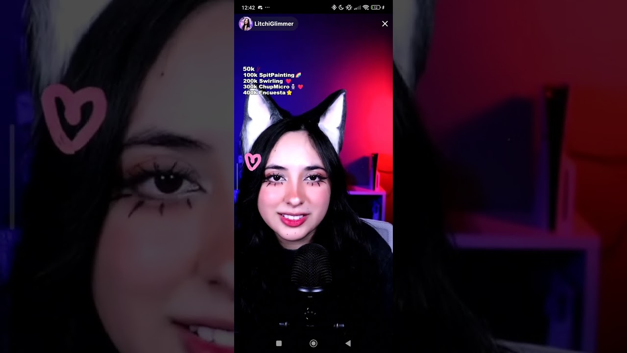 Litchi Glimmer ASMR mouth sounds 
