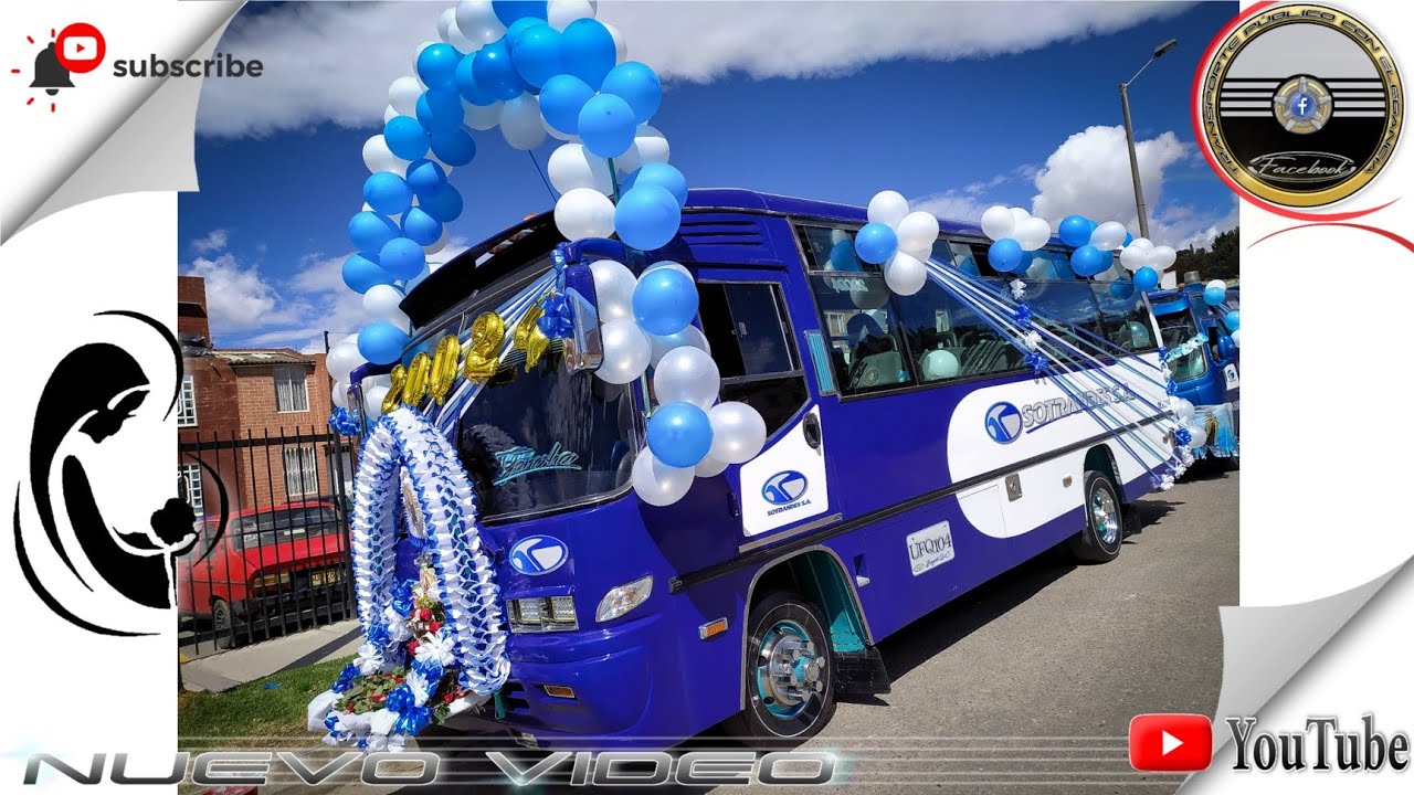 Caravana virgen del Carmen 2021, buses de Soacha, familia éxitos y boyacos.