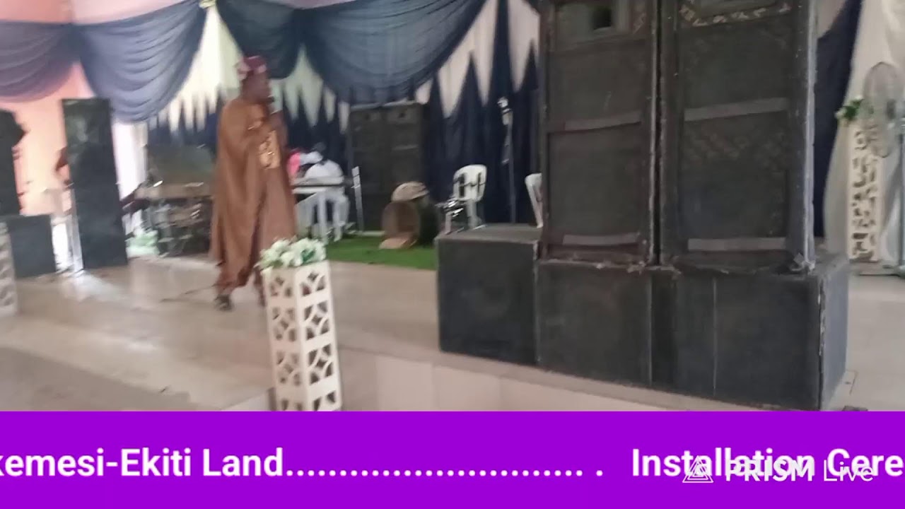 Installation Ceremony of Chief Isaac Olorunfemi Idowu as Oosinkin of Okemesi Ekiti