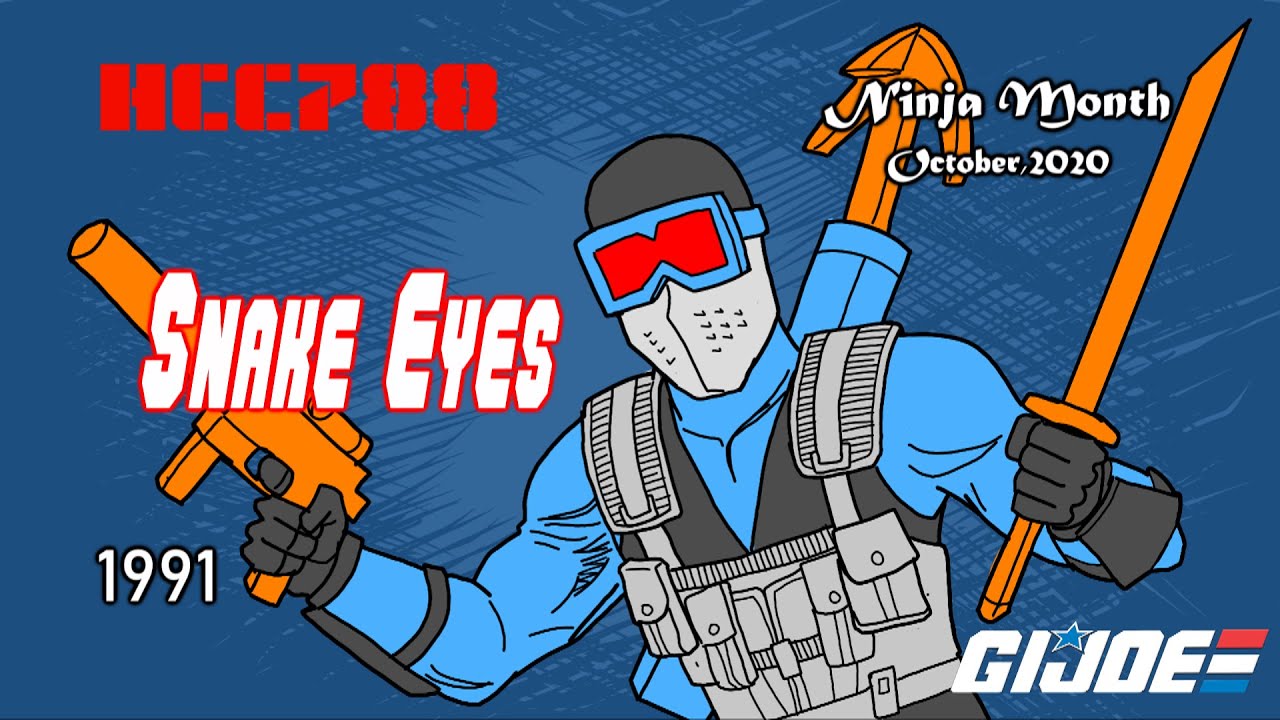 HCC788 - 1991 SNAKE EYES v4 - Commando - Ninja Month!