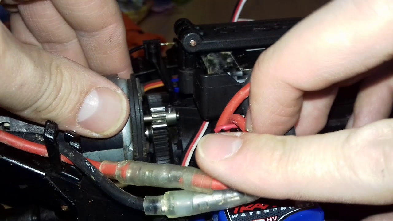 montaje piñon  traxxas trx4