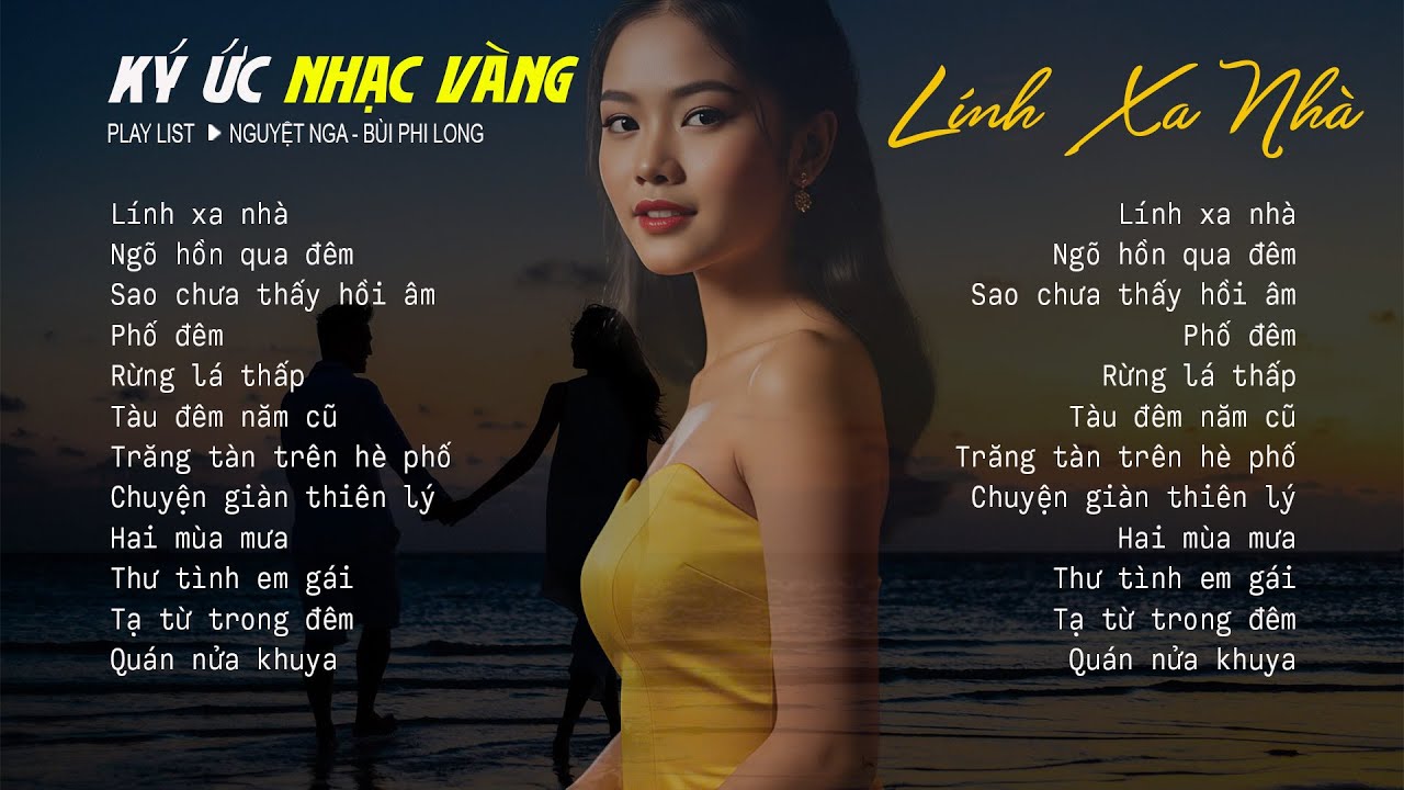 LÍNH XA NHÀ | Tuyển Tập Nhạc Lính Xưa Hải Ngoại Bất Hủ | Nguyệt Nga, Bùi Phi Long