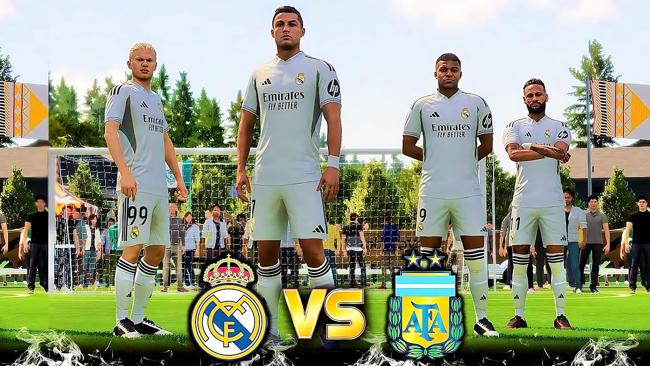FIFA VOLTA 26 - RONALDO, MESSI, HAALAND, MBAPPE, NEYMAR JR ALL STARS | REAL MADRID VS ARGENTINA