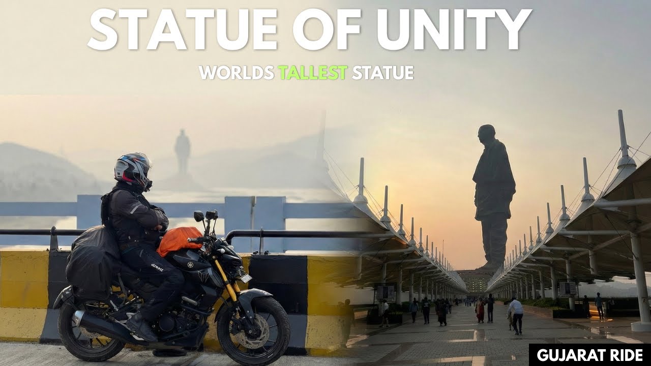 My MT-15 is at Worlds Tallest Statue - Statue Of Unity | Gujarat Ride