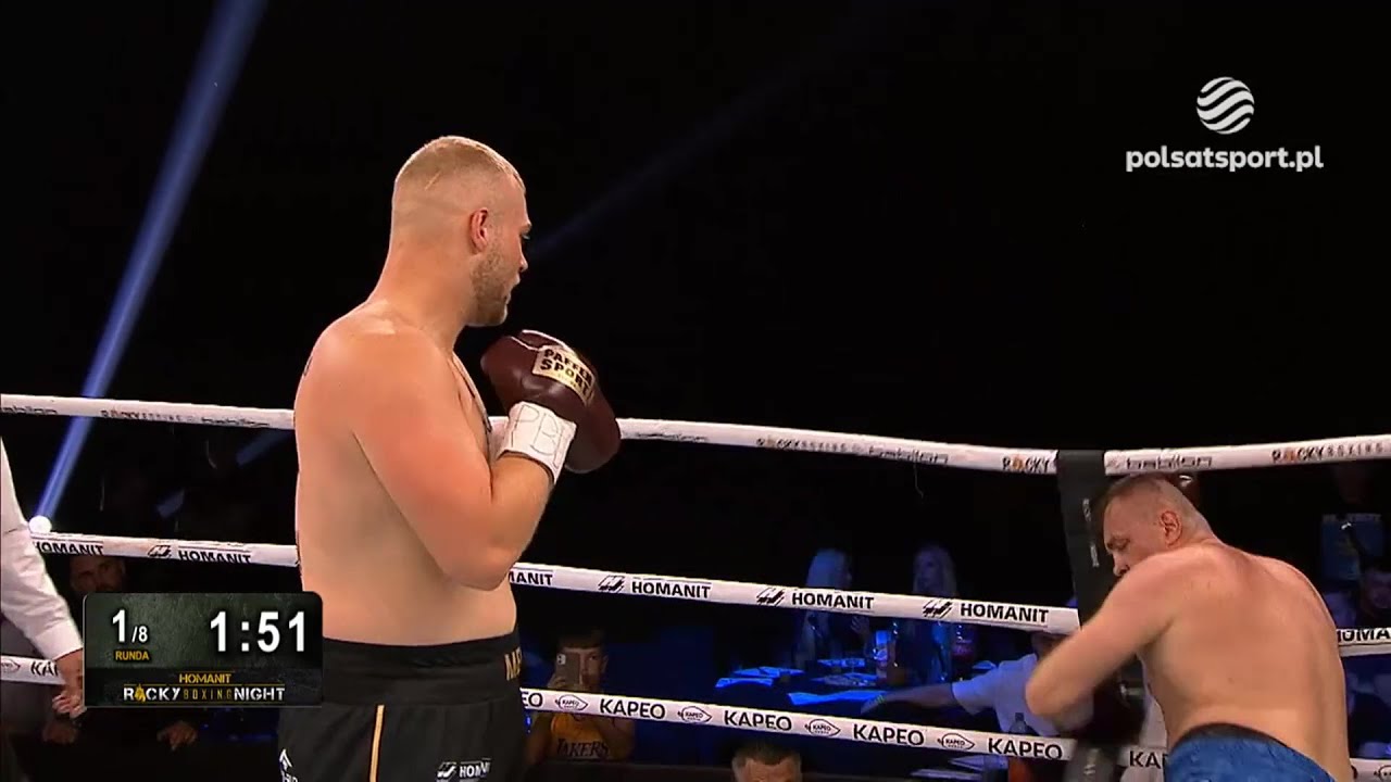 Kacper Meyna - Pavel Sour. Skrót walki. Homanit Rocky Boxing Night