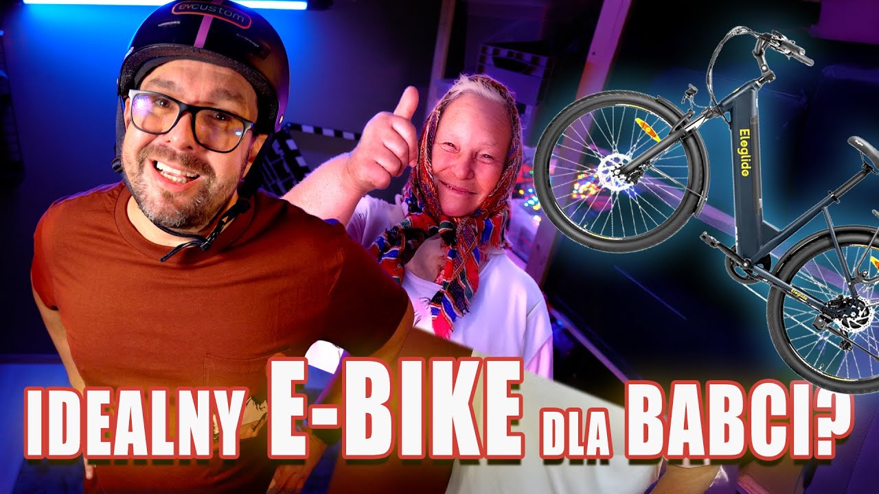 IDEALNY E-BIKE DLA TWOJEJ BABCI ?👵 ZOSTAŁEM BABCIĄ  NA 24h by to sprawdzić🤣 Recenzja  Eleglide t2