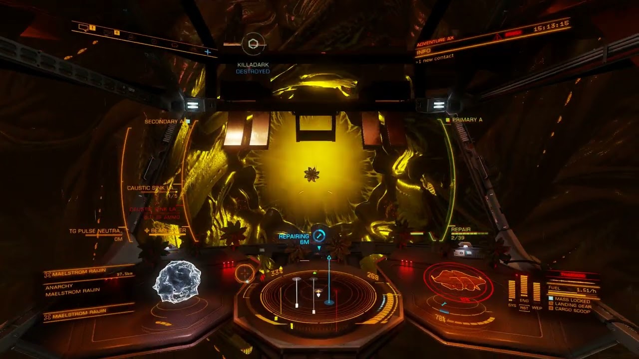 Elite Dangerous - U15 FIRST LOOK OF THARGOIDS TITAN