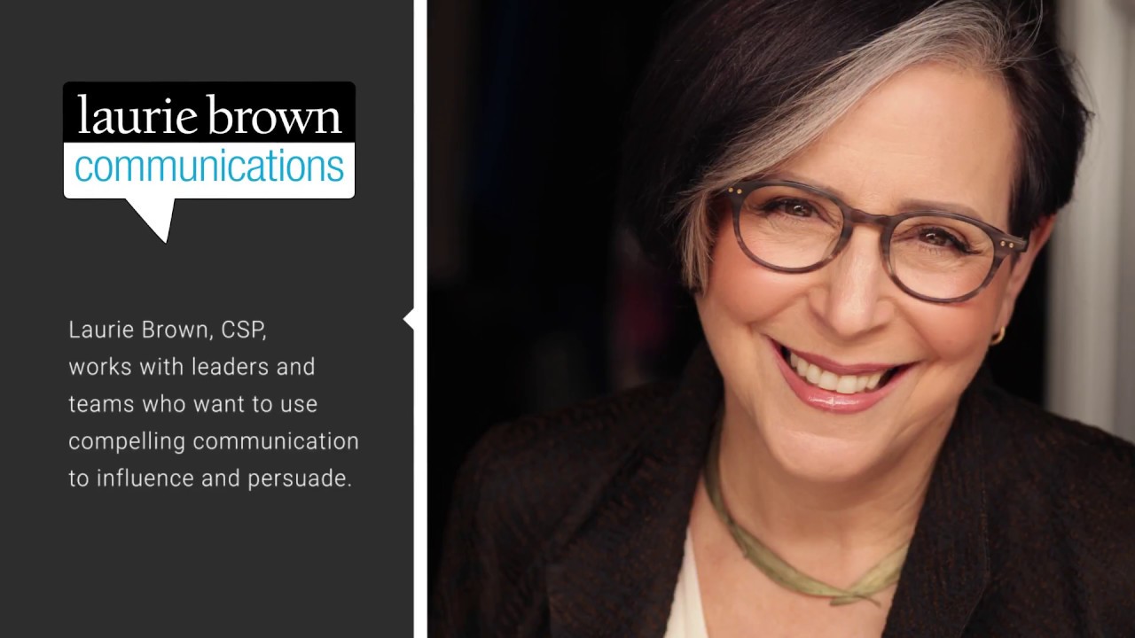 LAURIE BROWN SPEAKER DEMO
