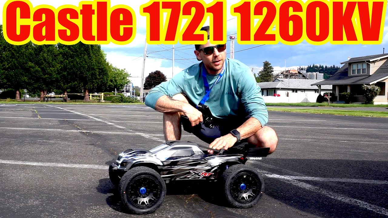 **Traxxas XRT 8s Testing the New Castle 1721 1260kv 8mm Shaft