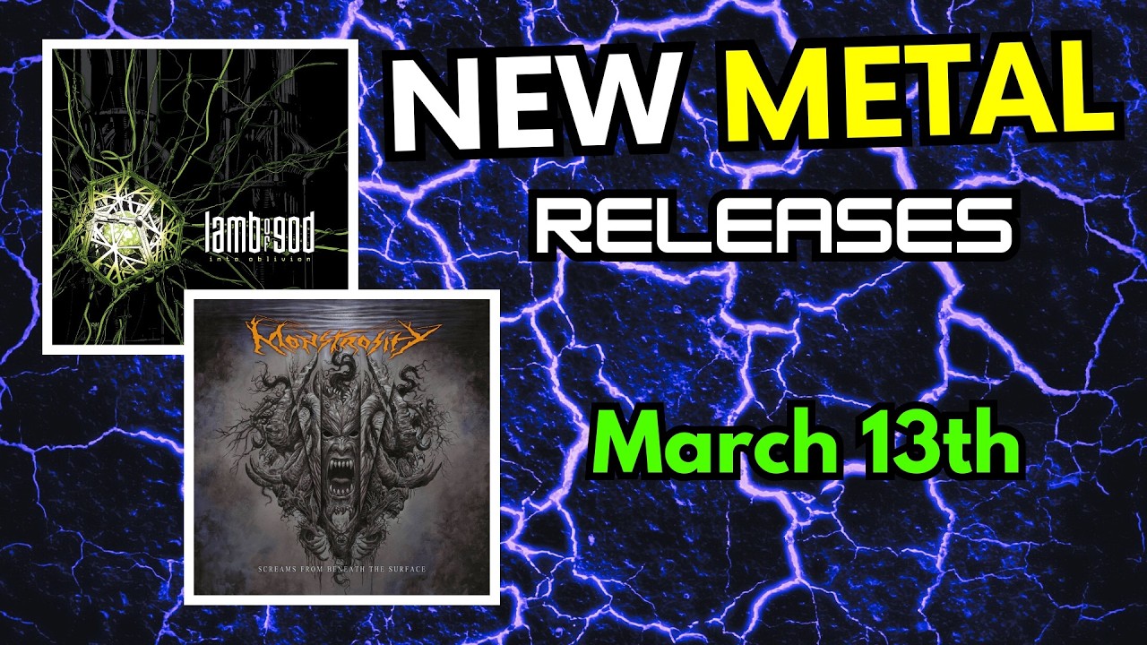 New heavy metal & hard rock albums for March 13th, 2026!