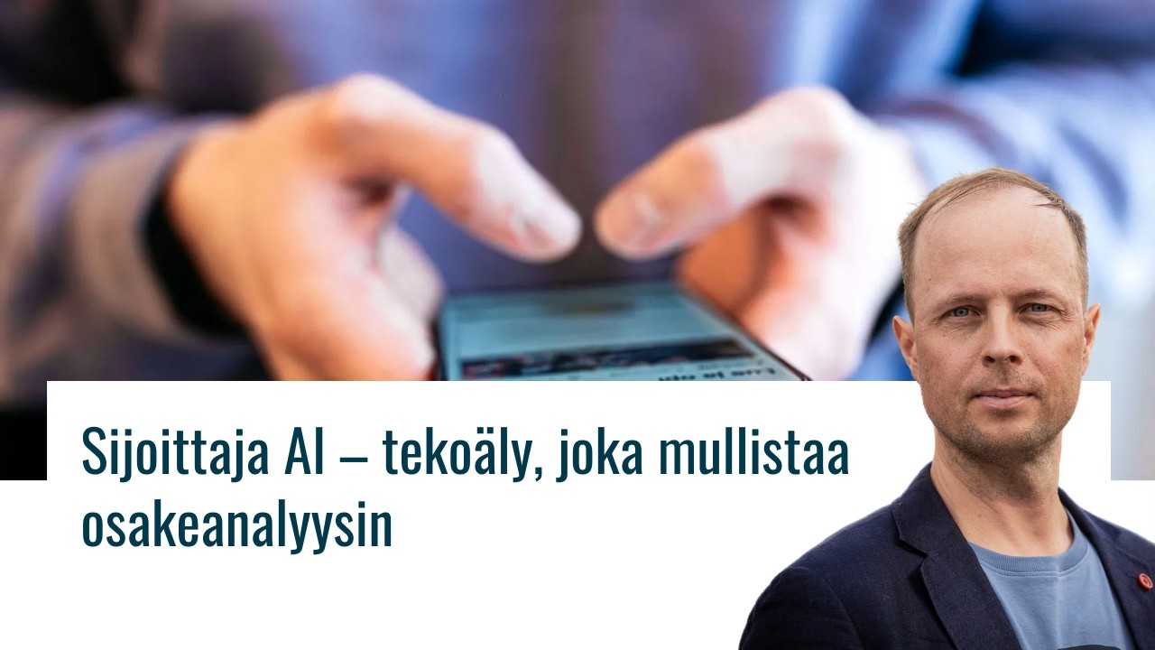 Sijoittaja AI &ndash; teko&auml;ly, joka mullistaa osakeanalyysin -webinaari