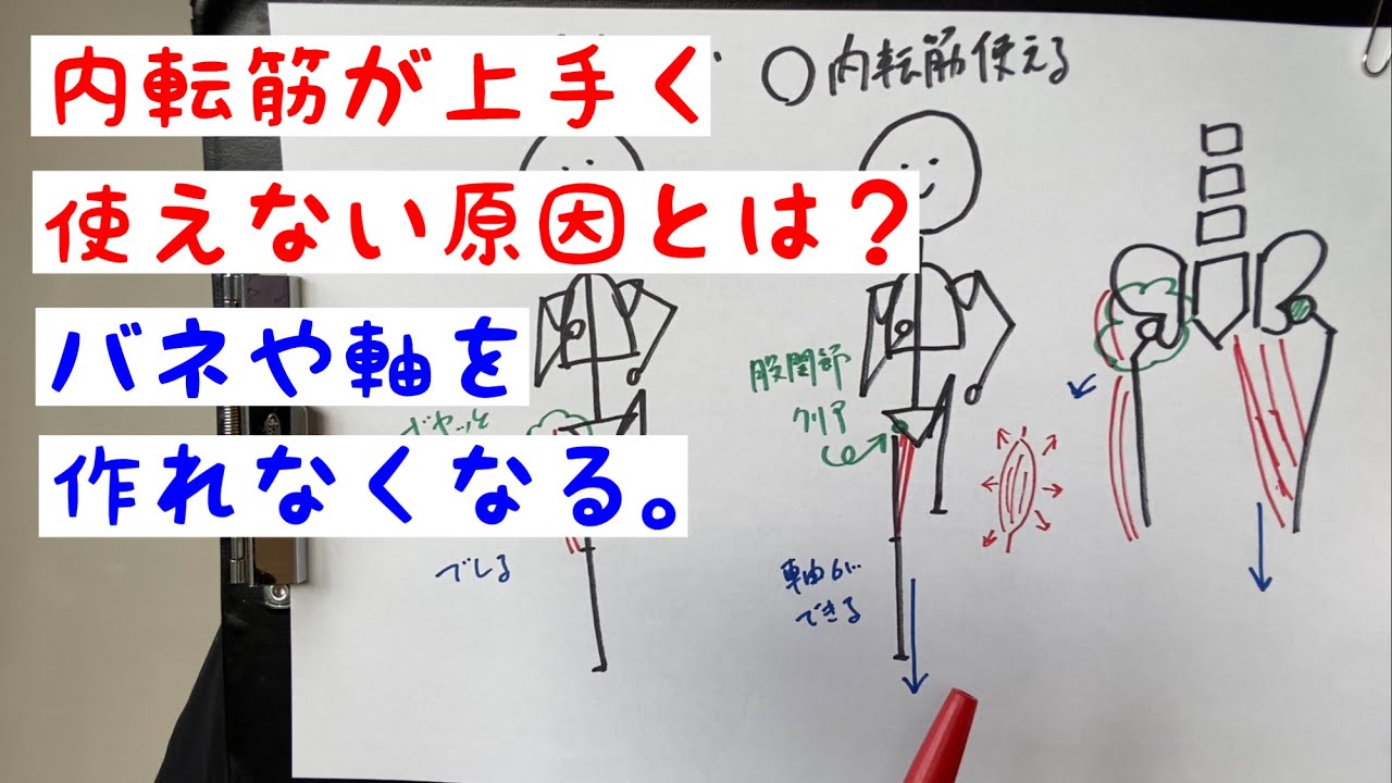 内転筋が上手く使えない原因