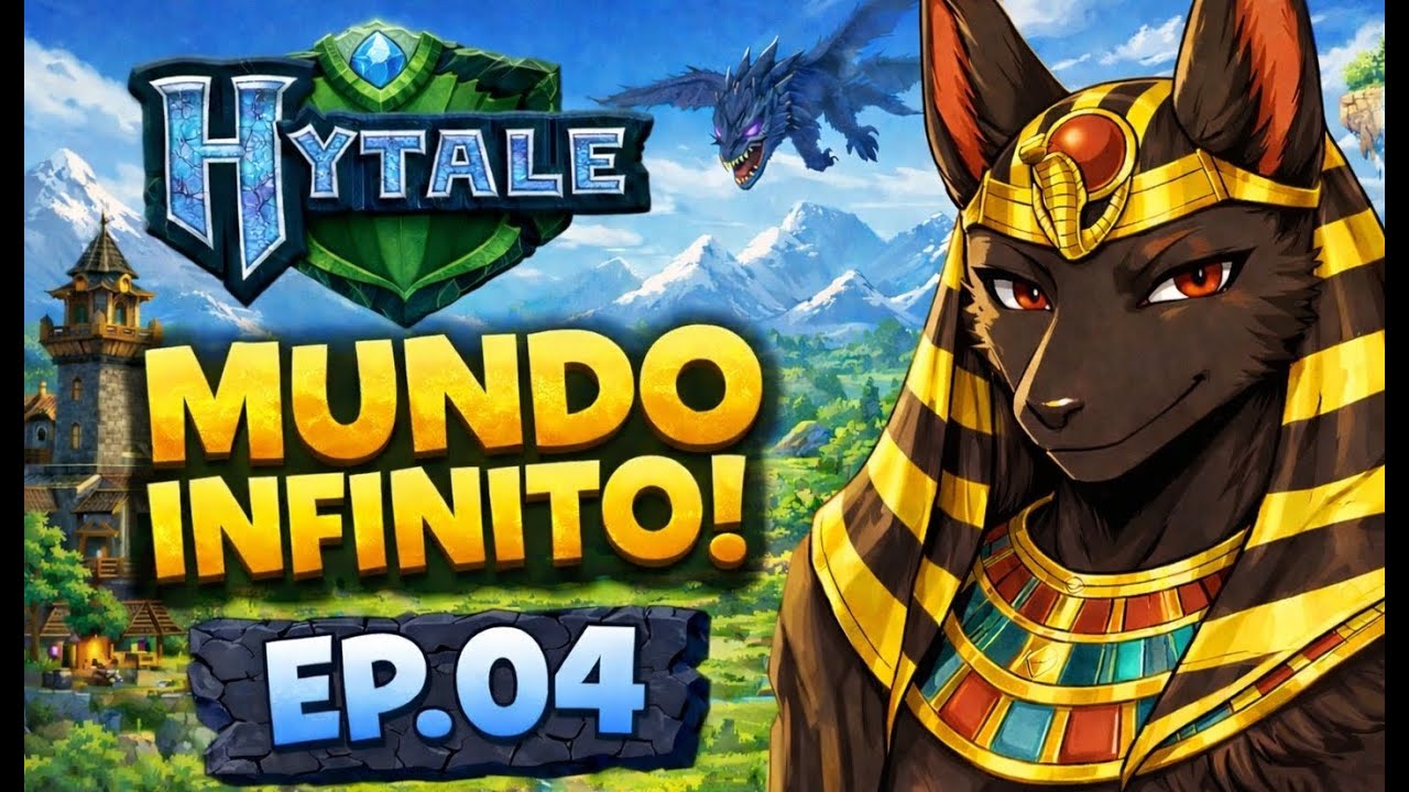 Hytale Mundo Infinito - Vamos continuar nossa exploração no mundo de Hytale!