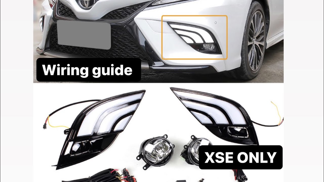 How to connect your DRL/Fog lights to your headlights 2018-23 Camry XSE ONLY