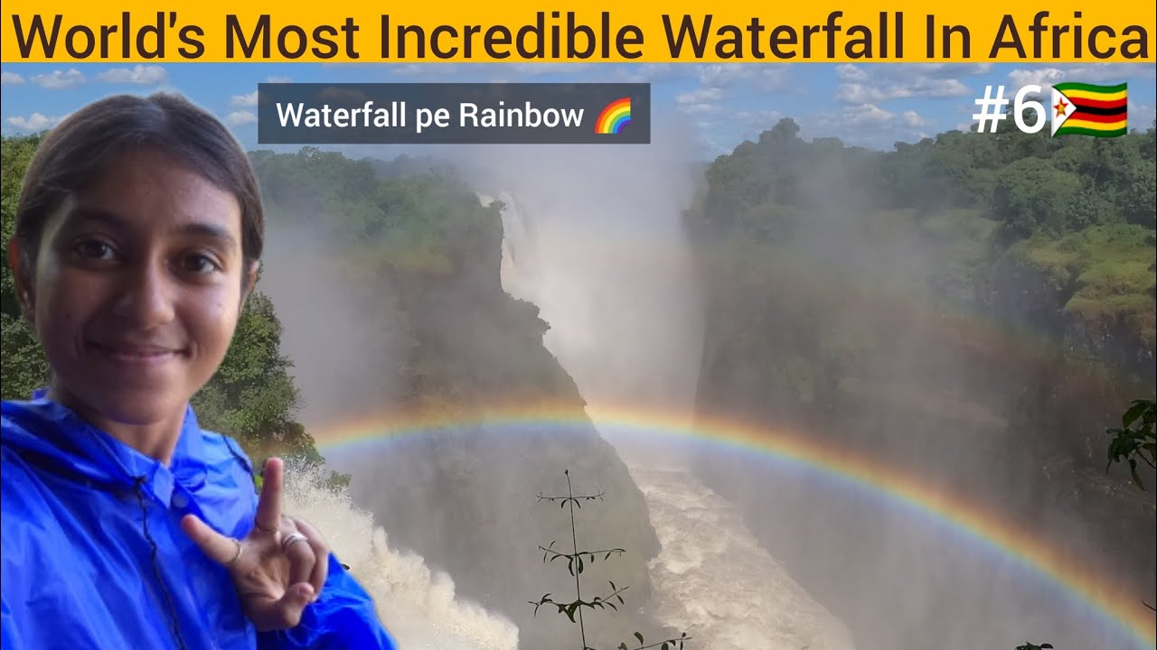 Unbelievable Beauty Of Victoria Falls In Africa 🌈 | Zimbabwe 🇿🇼