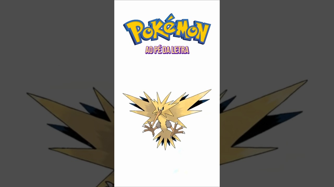 POKEMON AO PE DA LETRA