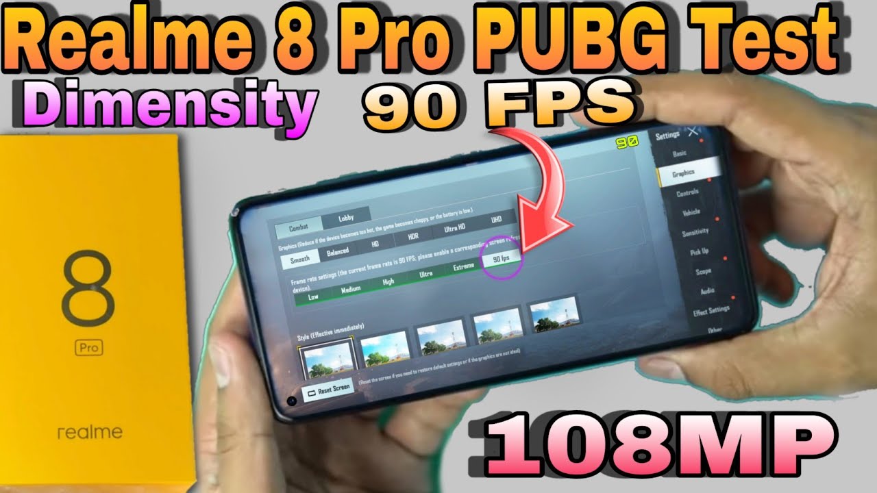 Realme 8 Pro 5G PUBG Mobile Test | Realme 8 Pro PUBG Graphics Dimensity 720 💪| Realme 8 Pro Unboxing