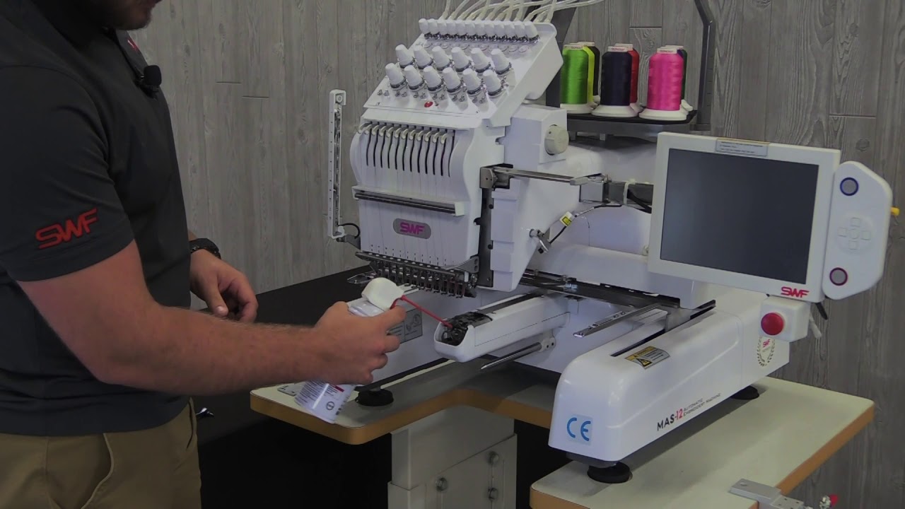 20-Machine Maintenance SWF MAS-12 Embroidery Machine Tutorial