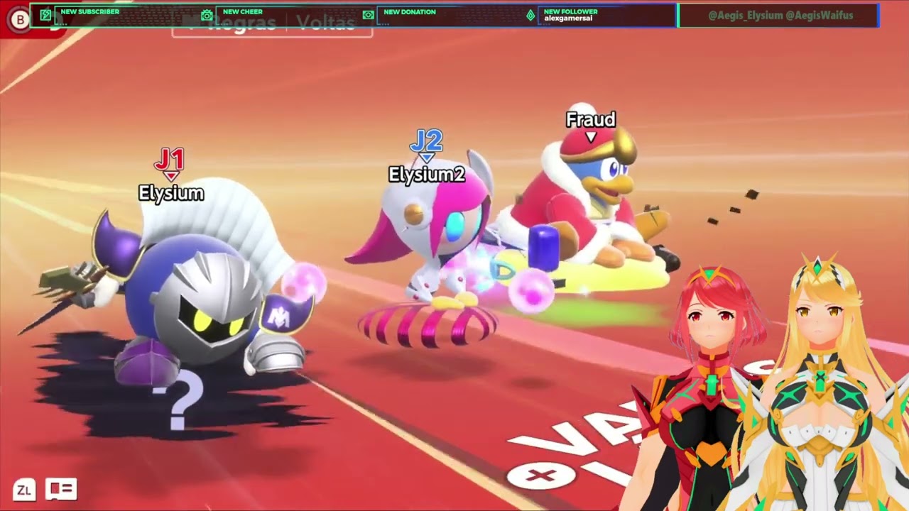 Highlight: Aegis_Elysium Gameplay Live Stream Kirby Air Riders