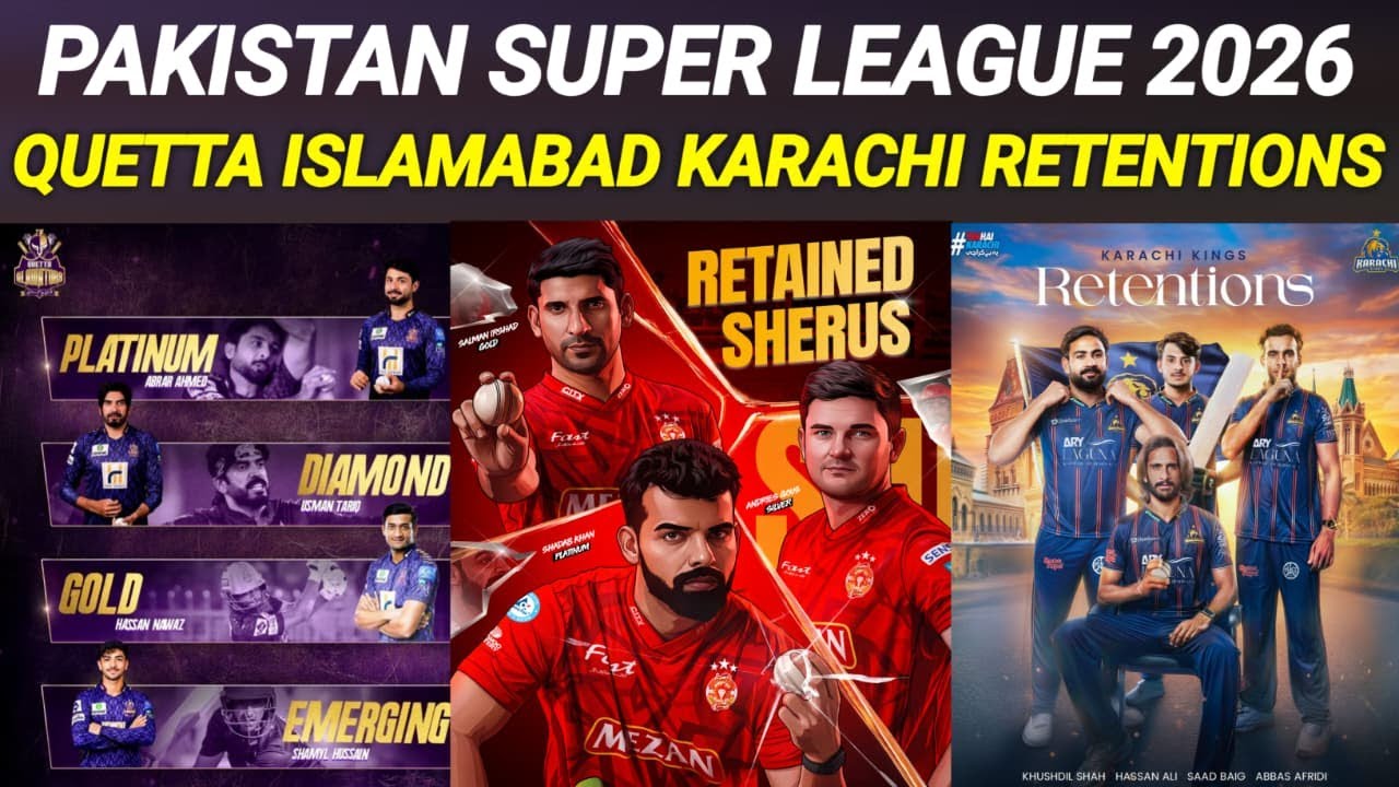 PSL 11 All Teams Best Retentions | PSL 11 Updates | PSL 2026 | PSL 2026 Retentions