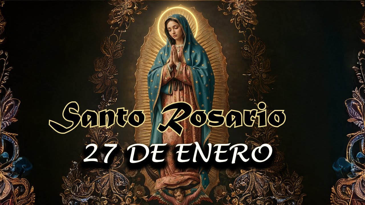 Santo Rosario de hoy MÁRTES 27 de enero🌿🌺🌿Misterios Dolorosos🌿🌺 Rosario a la Virgen María🌺🌿