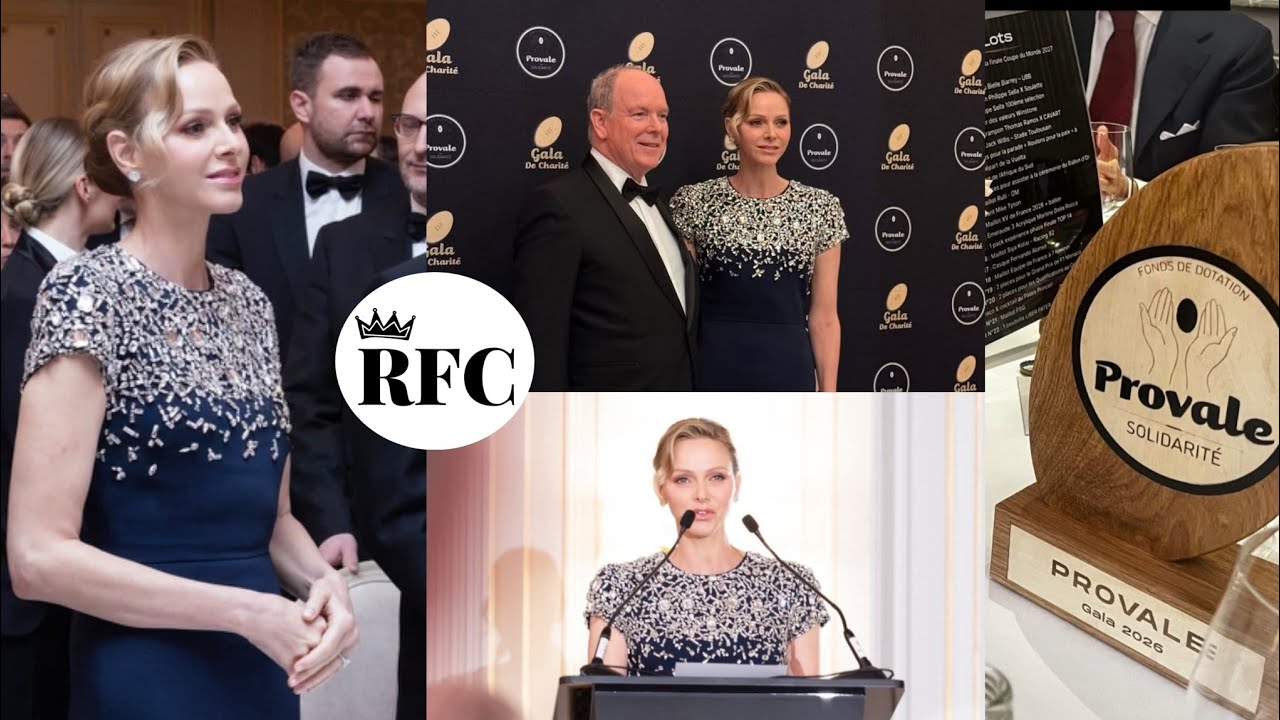 Prince Albert and Princess Charlene of Monaco || Provale Solidarite Charity Gala || Hotel Georges V