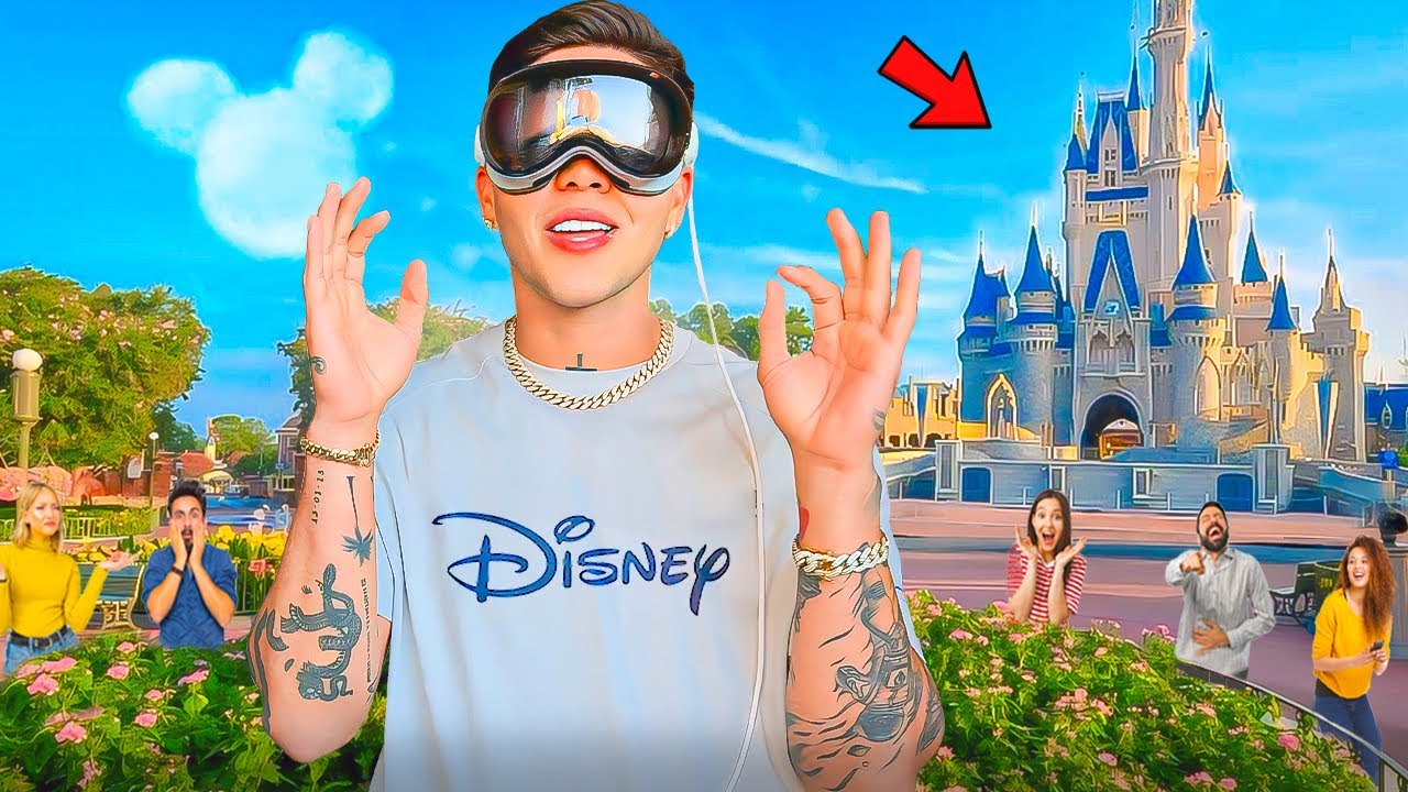 Un DÍA en DISNEY con los APPLE VISIÓN PRO 🥹 SE RIERON DE MI 💔 Juan de Dios Pantoja