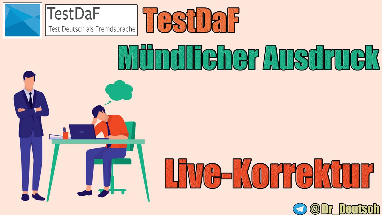 TestDaF. MA. Live-Korrekur