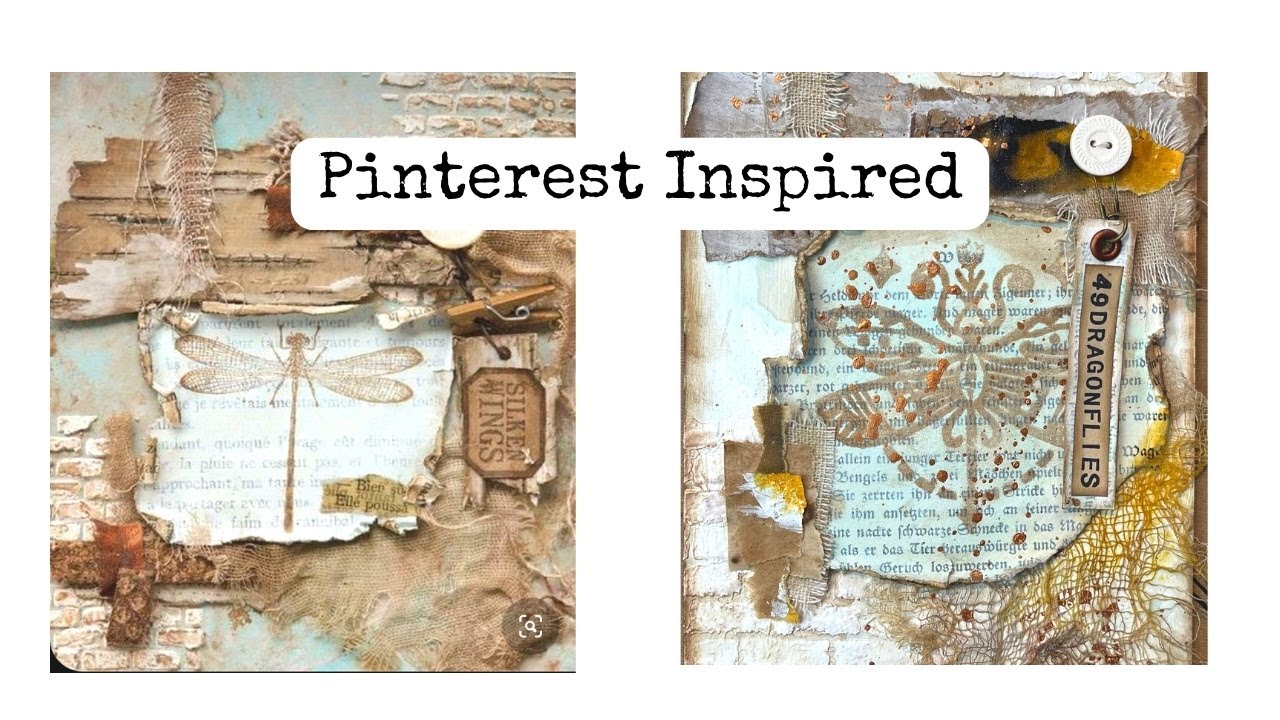 Вдохновение Pinterest — создание обложки журнала в смешанной технике!