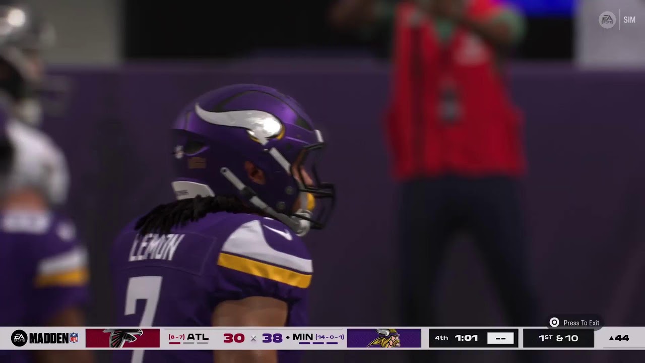 Madden 26 Kinetik Pro Sim Atlanta Falcons at Minnesota Vikings