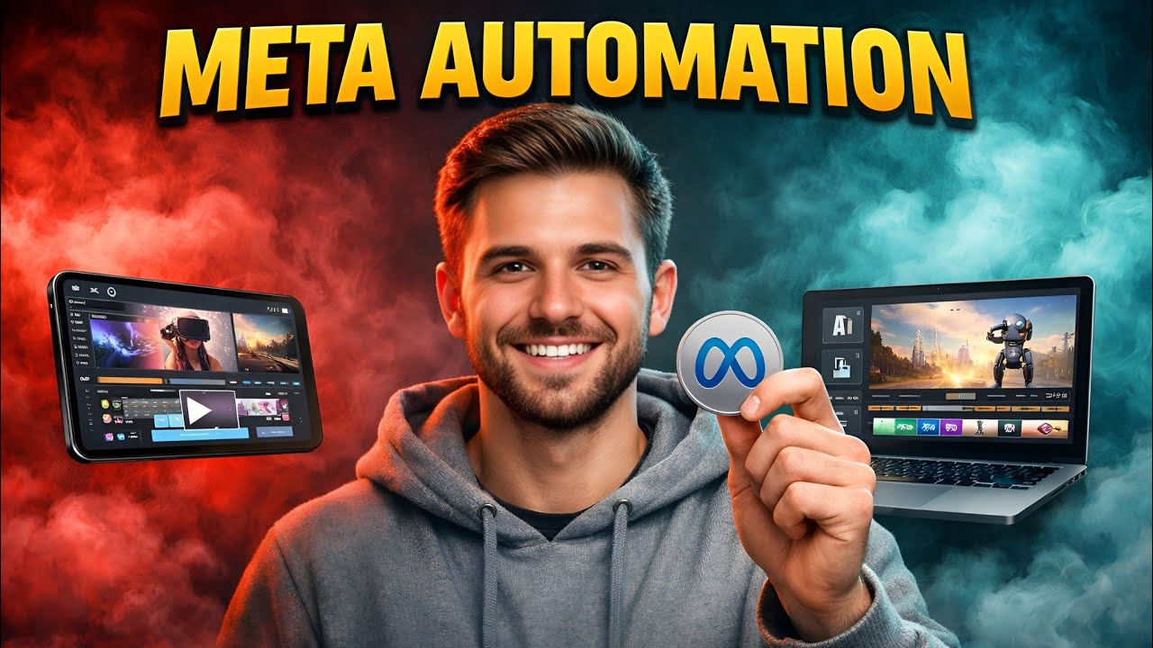 How to use Meta Ai for Automation - Generate Bulk videos in ONE Click  [Text to Video ]