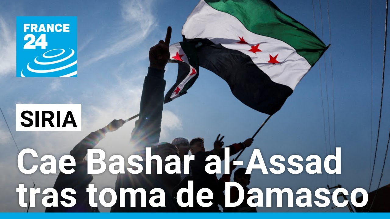 Siria: rebeldes toman Damasco y provocan la caída de Bashar al-Assad