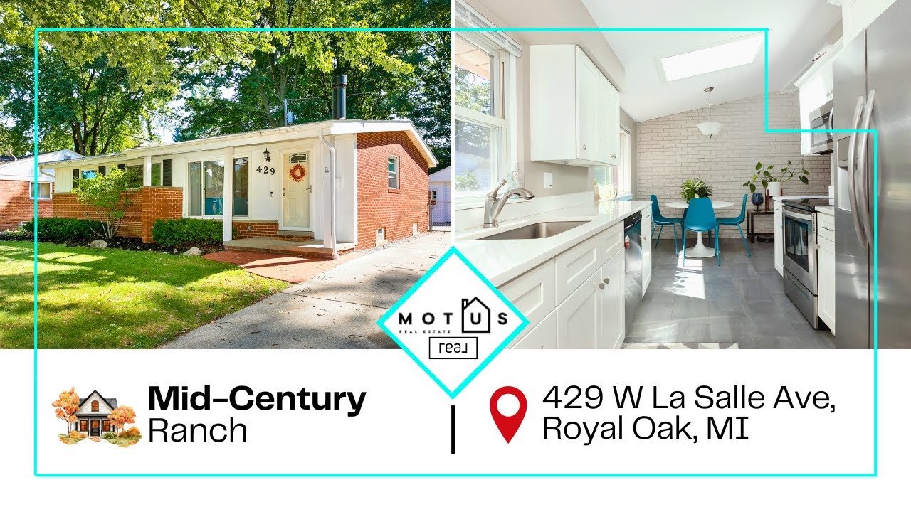 🏡 Mid-Century Ranch SOLD Fast | 429 La Salle Avenue, Royal Oak, MI 48073